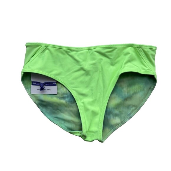 Athleta Girl Reversible Bikini Swim Bottom Green Tie-Dye ( XXL/16 ) - Picture 3 of 4